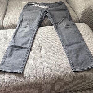 J. Crew Men's Charcoal Straight Slim Jeans